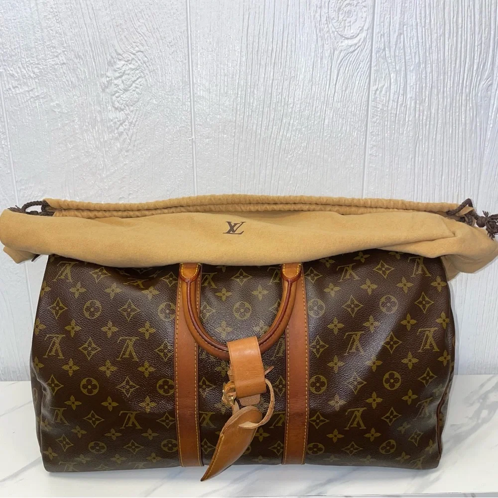 Louis Vuitton Keepall! LV Monogram Keepall 45 Vintage Bag!